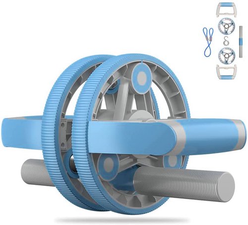 Multifunctional Abdominal Wheel Pull Strap Gym Fitness Training Set - Image 3