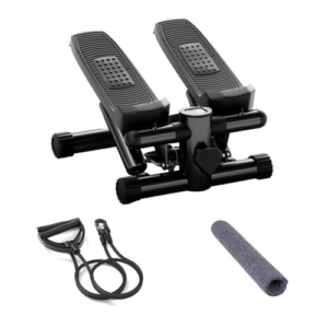 Hydraulic Mini Stepper with Resistance Bands
