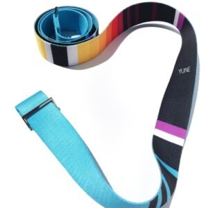 Yoga Stretching Strap with Metal Buckles